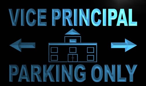 Vice Principal Parking Only Neon Light Sign